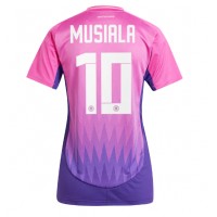 Fotbalové Dres Německo Jamal Musiala #10 Dámské Venkovní ME 2024 Krátký Rukáv